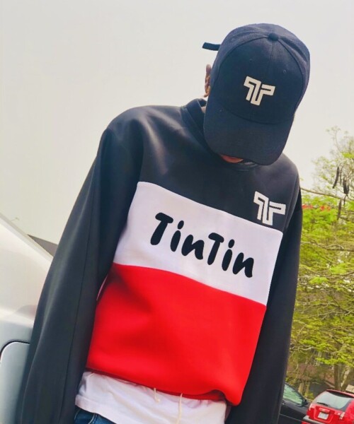 tintin color block sweat shirt